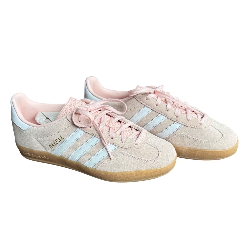 Adidas Gazelle Womens Wonder Quartz Pink White Gum Sneakers IE0415 SIZE 7 - Picture 2 of 7